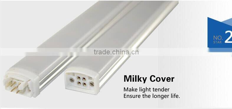 Blister plastic packing 5050 12V 72led/m 16W 30cm programmable led profile frosted cover rigid Strip light