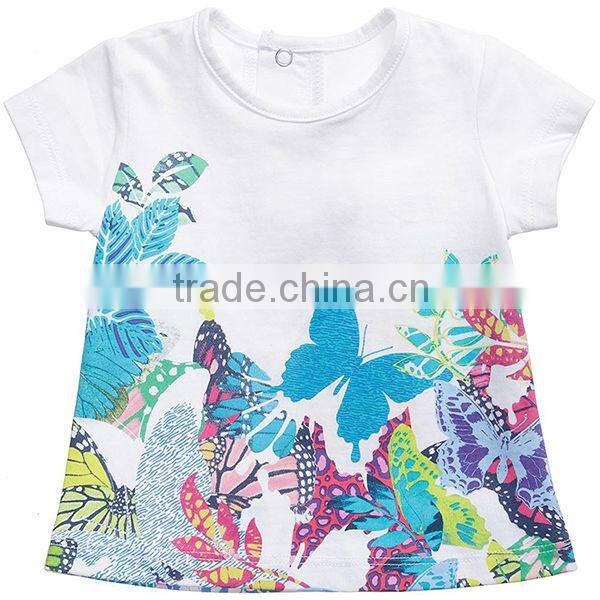 nanchang manufacturer oem cheap baby girl clothes, baby summer t shirt