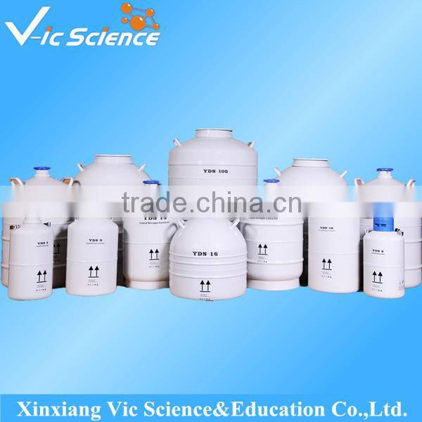 cryogenic nitrogen dewar flask for storing biological samples