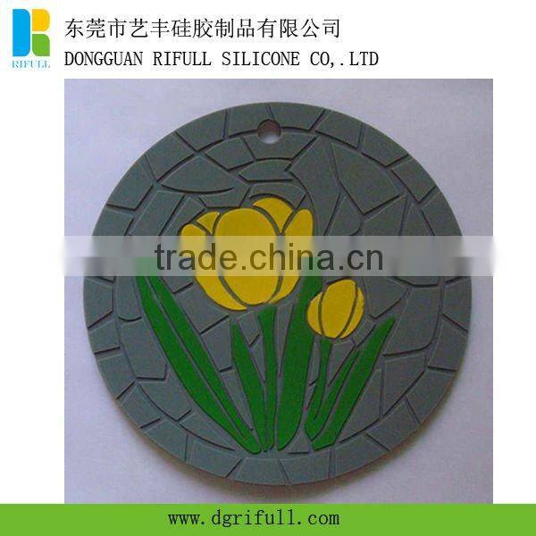 Flower silicone insulation mat