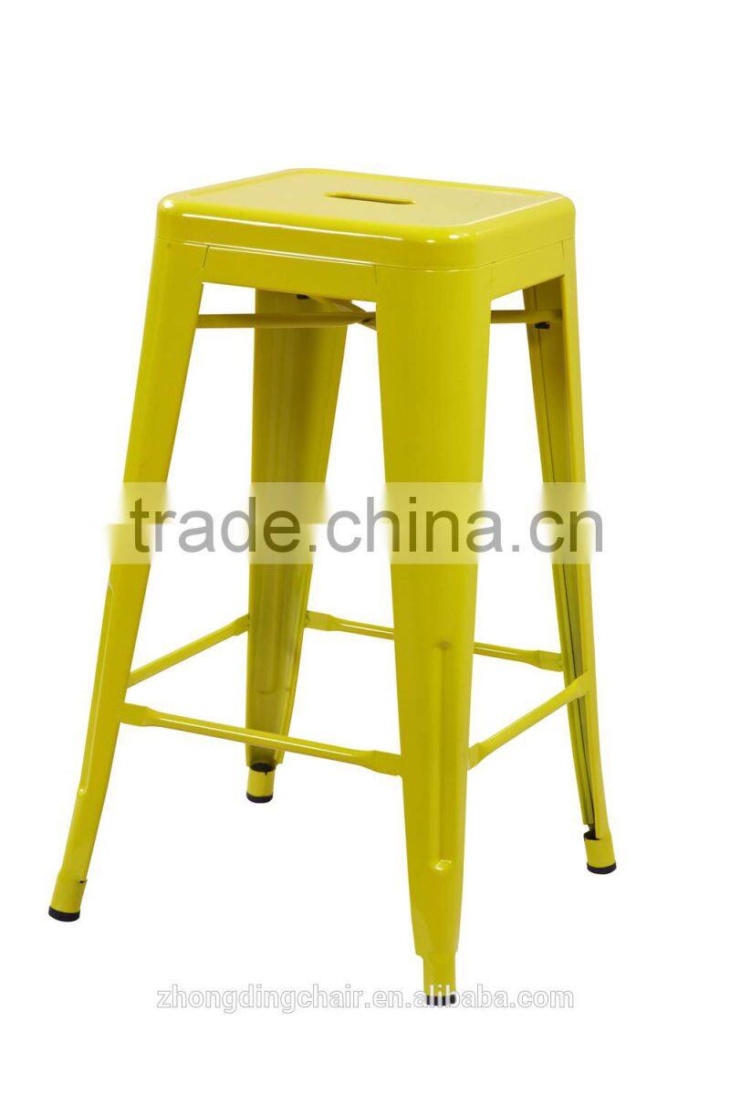 F-26 Colorful high metal chair,chairs for dining room