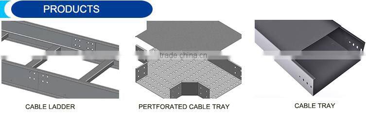 Q235 carbon steel powder coated cable tray ladder