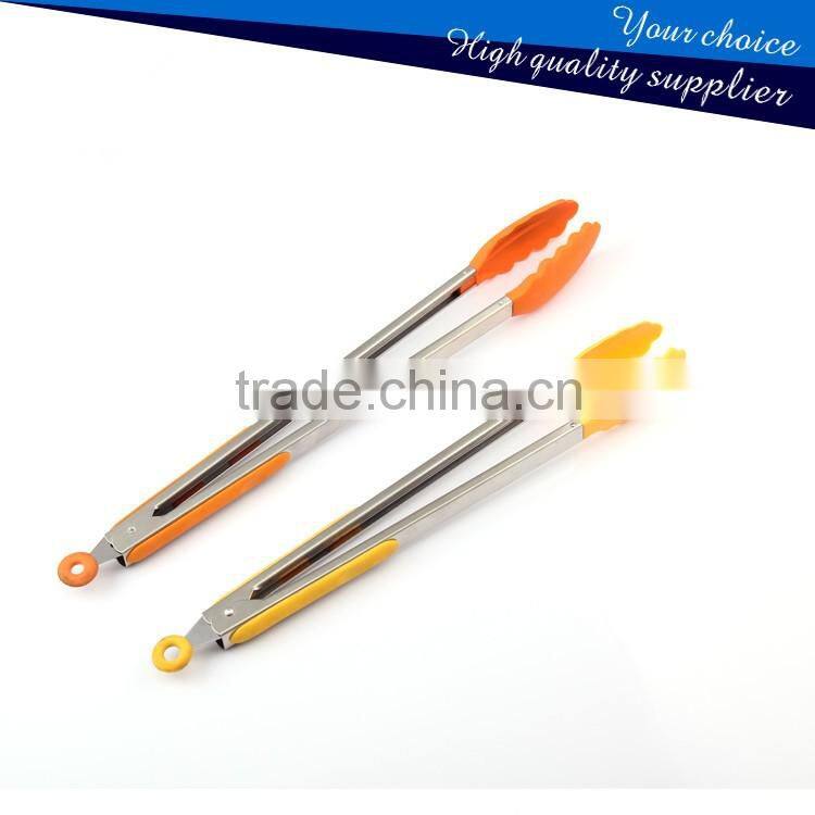 Non-stick Silicone Cooking Utensils Kitchen Tongs BBQ Tongs