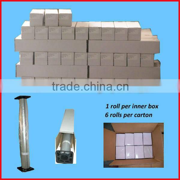 Pad printing using material plate making film