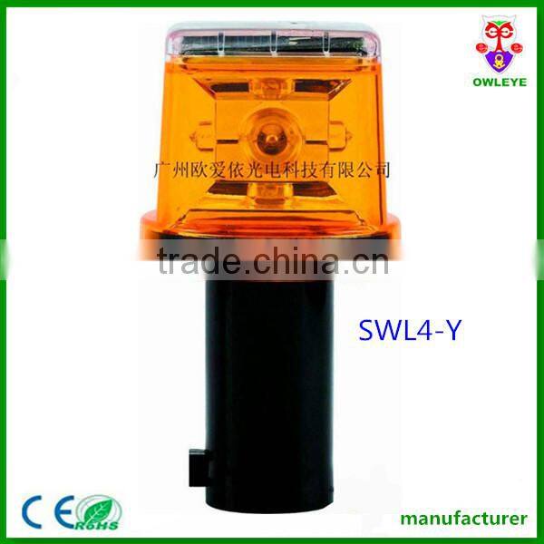 security solar powered flashing light/solar powered traffic warning lights