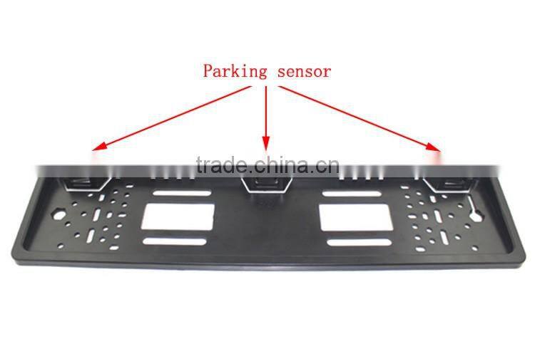 led car parking sensor ,new design License Plate Frame parking sensor,reverse radar XY-5202L