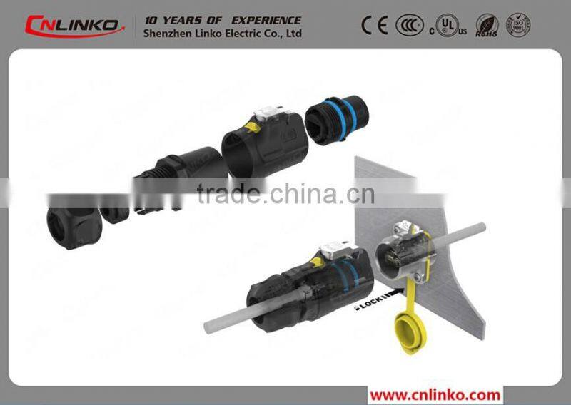 Ethernet RJ45 LAN Ethernet Wifi Adapter Cat5 Female Connector