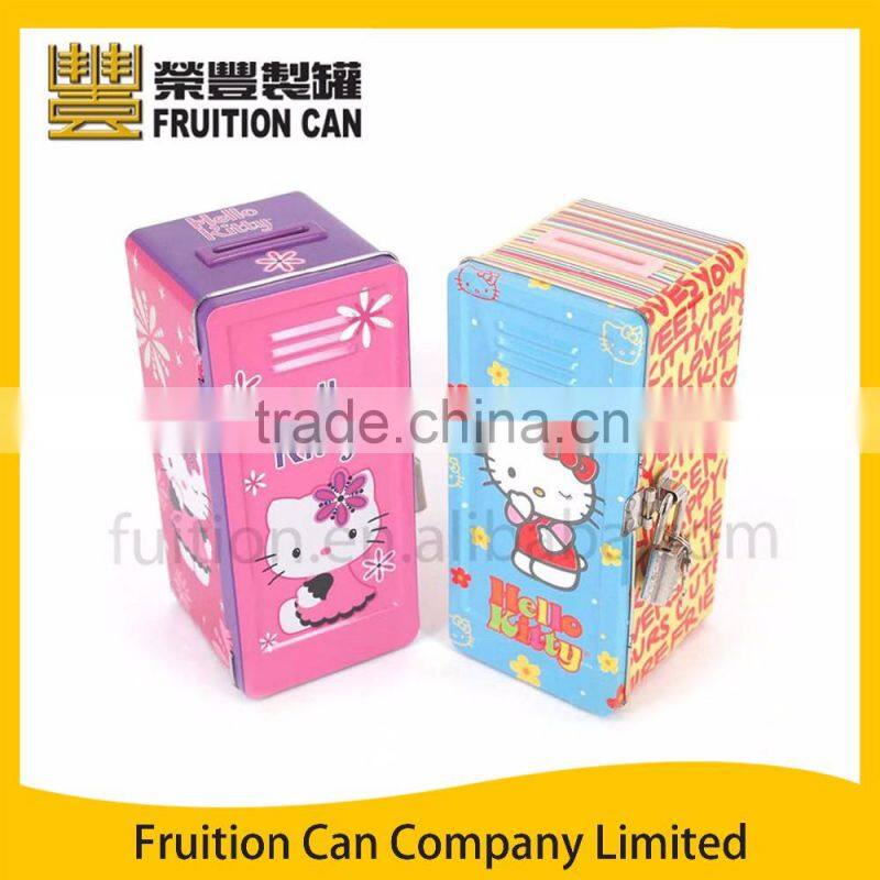 Coin Money Saving Tin Box