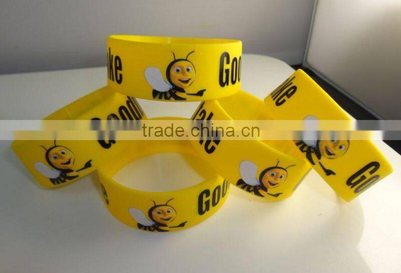 2016 new products arts and crafts rubber gift silicone bracelet for promotional gift