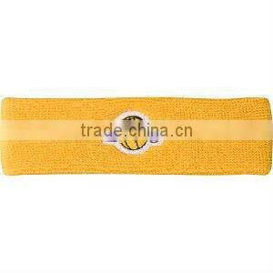Custom embroidered elastic sport sweatband headband