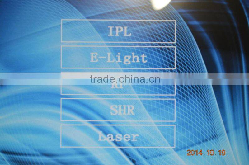 Elight+RF+Q Switched Nd Yag laser IPL super hair removal SHR machine for beauty salon or clinic use