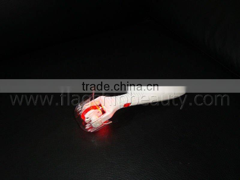 vibrating micro needle led derma roller and replaceable head