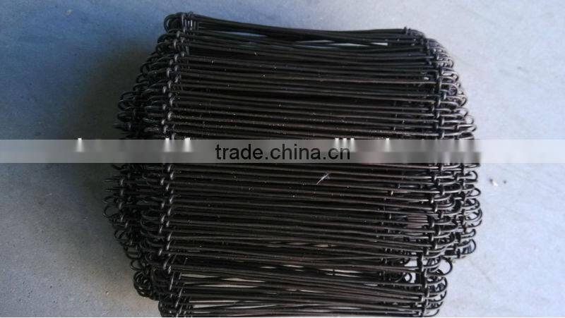 7''Twist Ties for Bags/Bags Tying /Loop tie wire black annealed/Rebar tie wires/twist wire tie