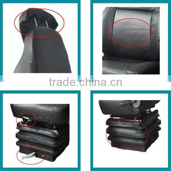 Universal seat armrests with suspension black color