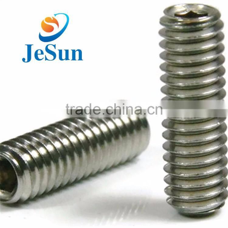 Customized cnc machining parts/ hex socket set screw