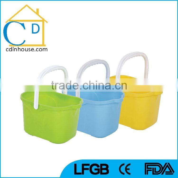 5/7/13L Plastic Bucket with Lid with Handle