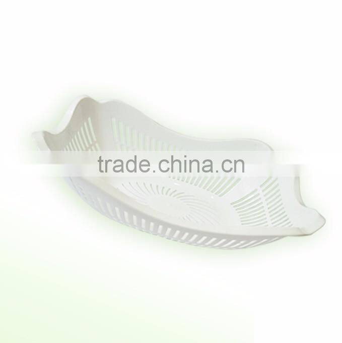 Plastic PP Wash Fruit Vegetable Basket with Lid