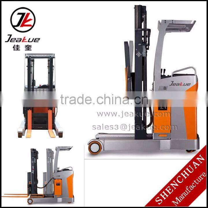 Mast forward 1.5T 5m lift height CE ISO approved Curtis controller stacker Reach forklift