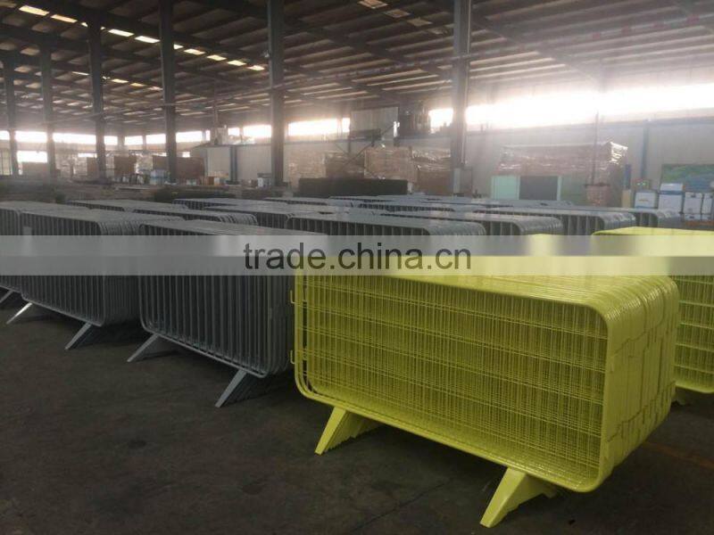 Powder Coated Metal Road Safety Barrier /Stainless Steel Barricade