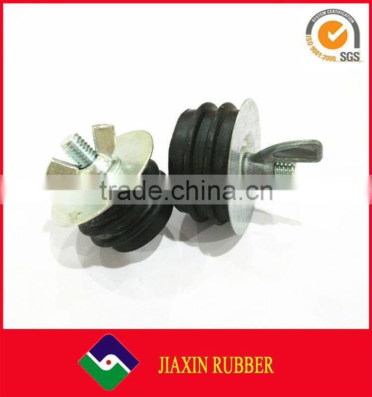 Bathroom Drain 2-pole test plugs 4'' Water Line Plug