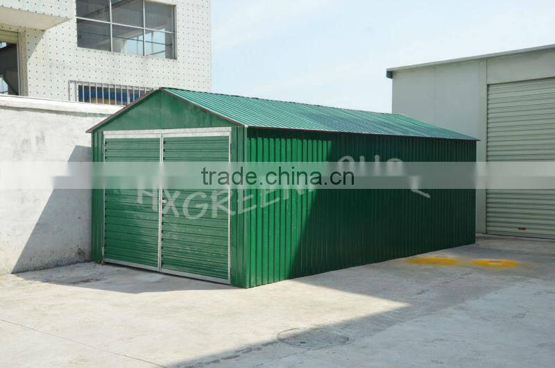 Storage garden shed(HX81222)outdoor storage metal shed structure
