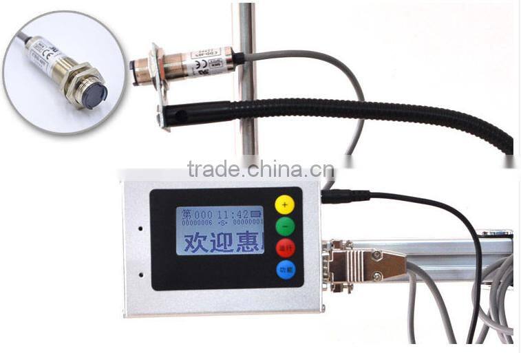 360 Full Automatic Small Ink Jet Printer Production Line Online Date Ink Jet Printer