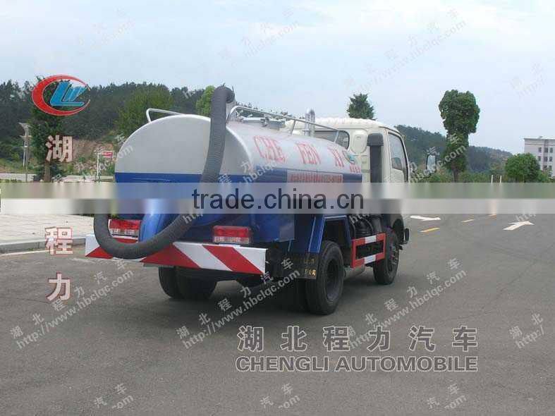 4000L 4x2 LHD/RHD Small mini Fecaling/Fecal Suction Truck