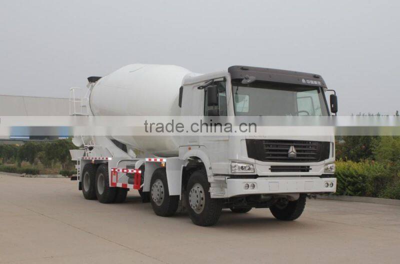 12 Cubic Meters HOWO 8X4 Concrete mixer truck 336hp ZZ5317GJBN3261
