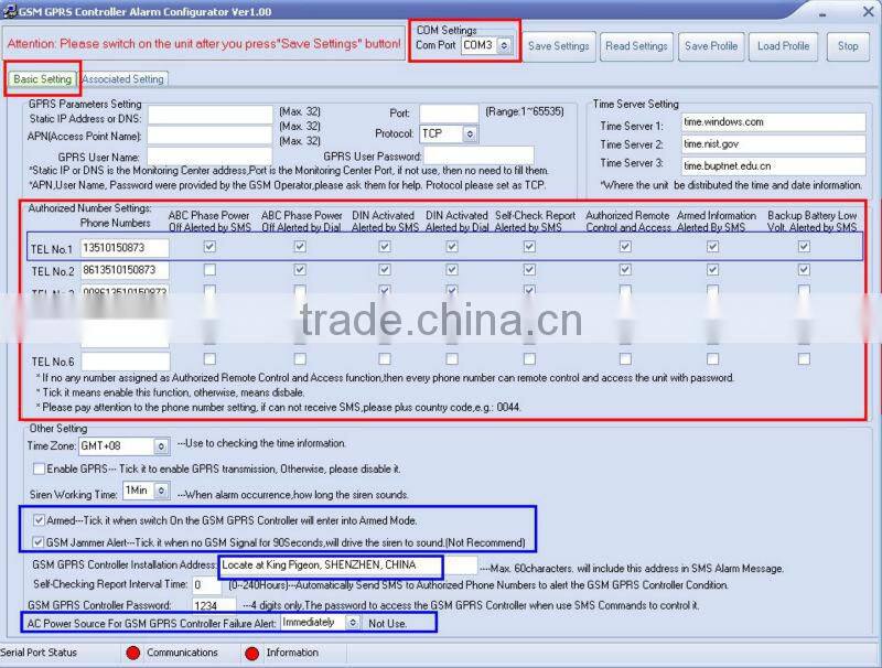 S250 GSM outdoor alarm control unit,GSM Alarm For Power Grid,suitable for supervision and monitoring alarm systems