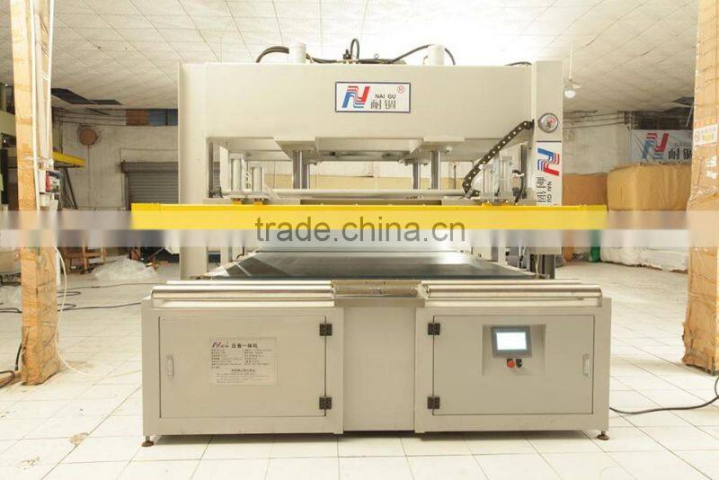 China manufacture automatic mattress compression roll-packing wrapping machine