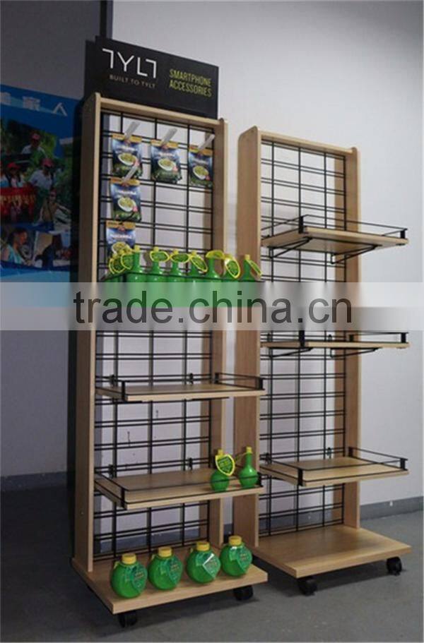 Best Quality 6-tiers Stand Wine Bottles Wood Display Rack