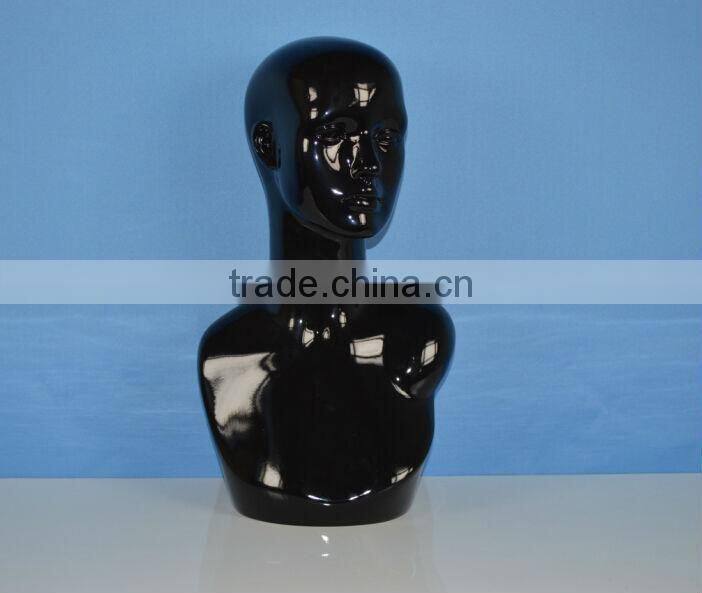 Cheap Trendy Female Creactive Necklace Long Shoulders Earrings Display Mannequin Bust YZHA-04