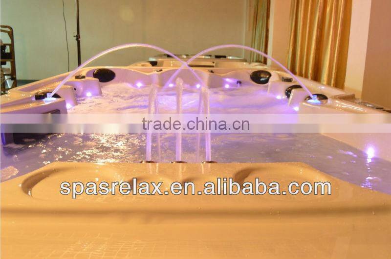 Luxury Square bathtub Massagers/Whirlpools with 9-10 seats