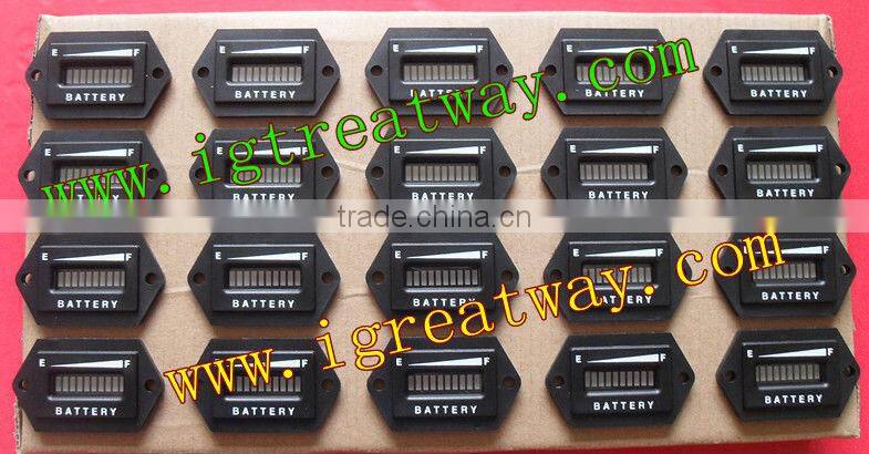 12v/24v universal rhombic battery discharge indicator