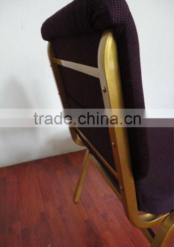 Used church chairs sale ,Metal church chair fabric cushion
