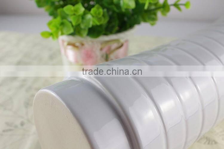 Unique Strip Ceramic Flower Vase, Chinese Ceramic Vases