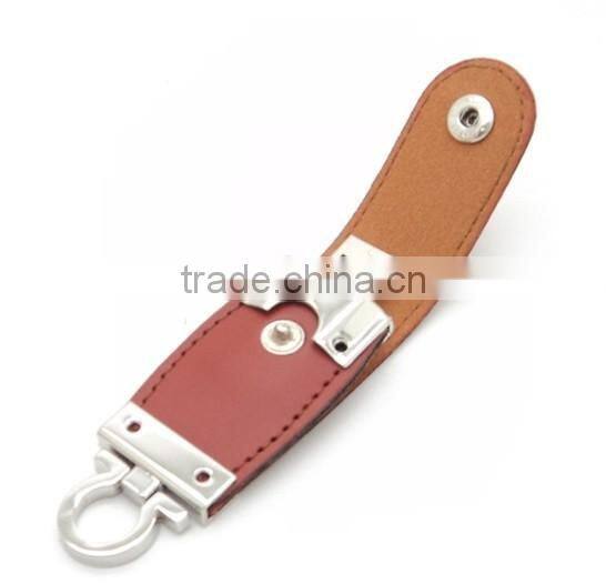 OEM/ODM leather usb flash drive stick , 1GB-64GB USB 2.0 3.0 Customized LOGO