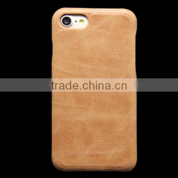 2017 Best Selling Full Edging Conservation Phone Case, Creative Real Leather Hard Phone Shell For iPhone7
