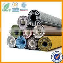 Nonwoven polyester needle felt rugs