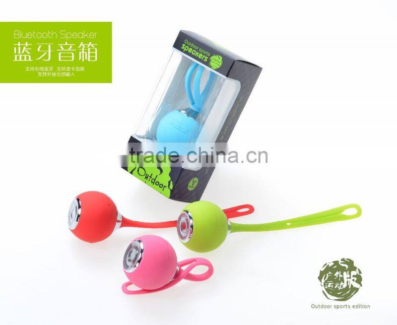 2017 trending products portable pumpkin waterproof bluetooth speaker