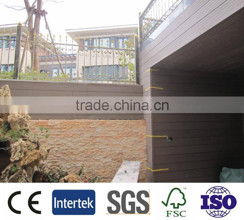 WPC, wood plastic composite wall panel wpc cladding, Exterior wall decoration,wpc cladding,outdoor 156*21mm