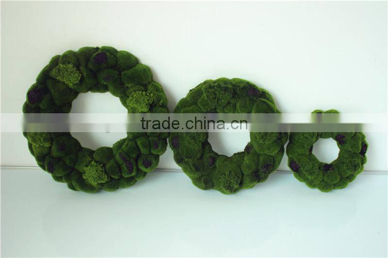 Home Wall to wall decoration 0.5mx0.5m artificial green wall moss foam hanging carpet EPZM05 0917