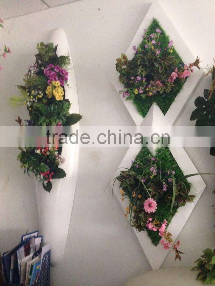 Homes better goods gardens decorative edging 3ft to 17ft Height outdoor simulation plastic green grass statue wall ELD06 2701