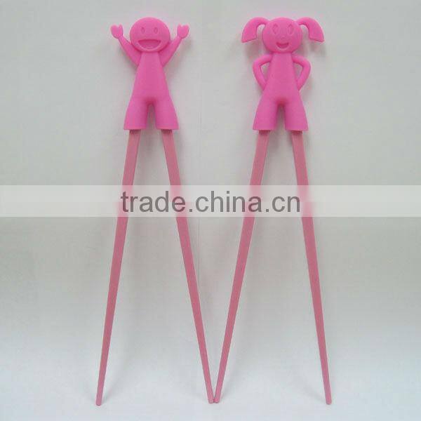 new design couple cute silicone chopsticks
