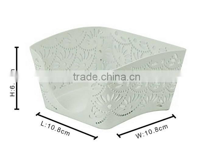 Arc-shaped Metal Punched Desktop Note Paper Holder