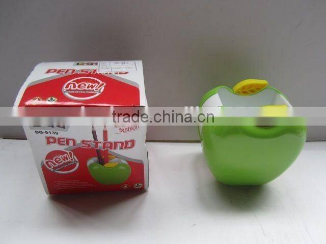 Colorful Apple-shaped Plastic Stationery STORAGE BUSKET/Multifunctional Pen Holder