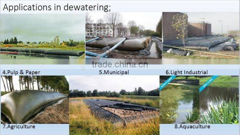 Best price For wastewater treatment PET geotextile tubes dewatering geotube