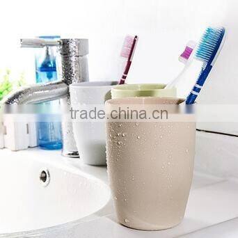 2016 new product cheap plastic toothbrush cup tooth mug gargle cup with handle
