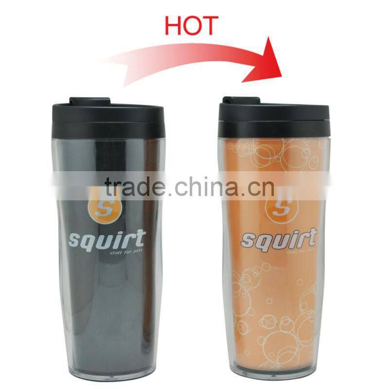 2016 promotional item cold color changing sport bottle hot selling item