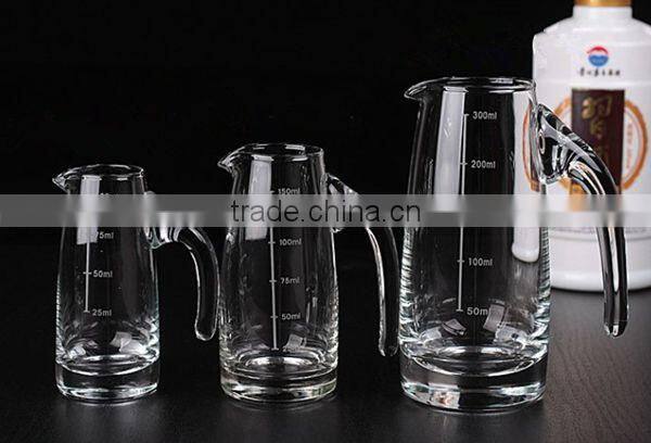 Different size glass wine jug crystal wine pouring jug